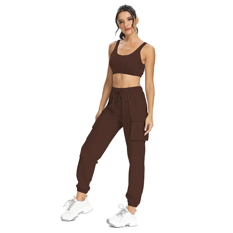 Seamless Yoga Set: Women's Workout Clothes for Fitness and Sportwear