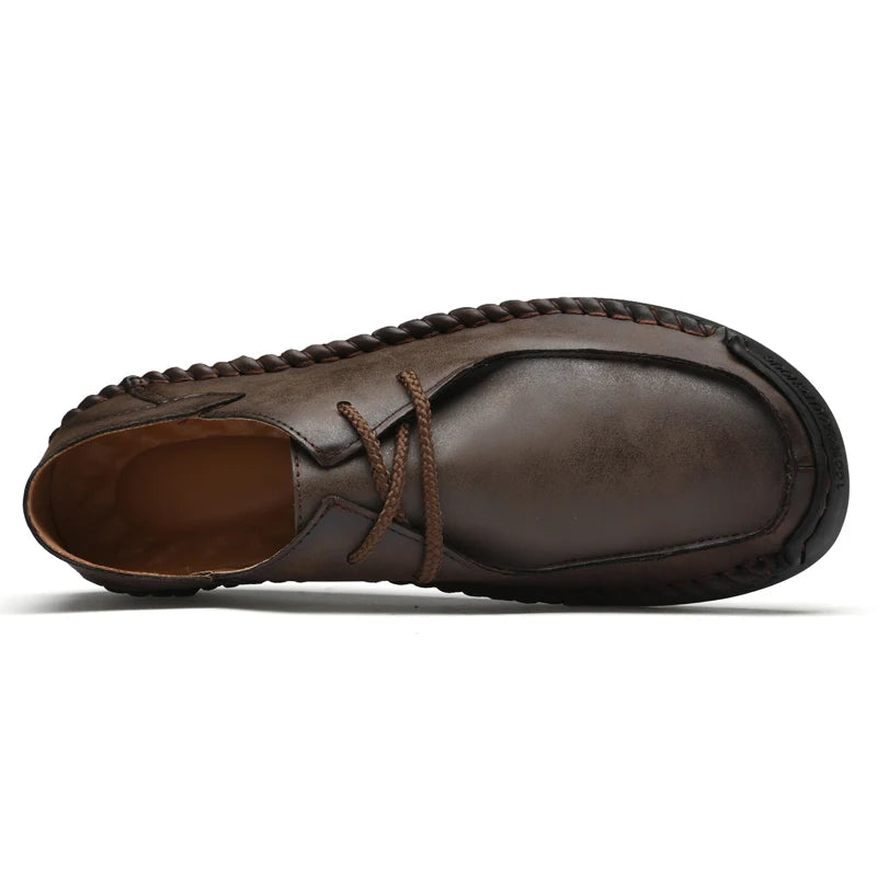 Step into Comfort and Style with Microfiber Leather Loafers for Men – Hand-Made, Super Soft!