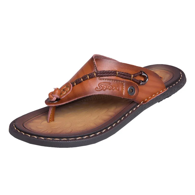 Handmade Leather Flip-flop Sandals