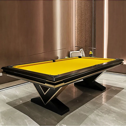 Luxury Unique table leg Modern style V shape design Pool table 9ft 8ft