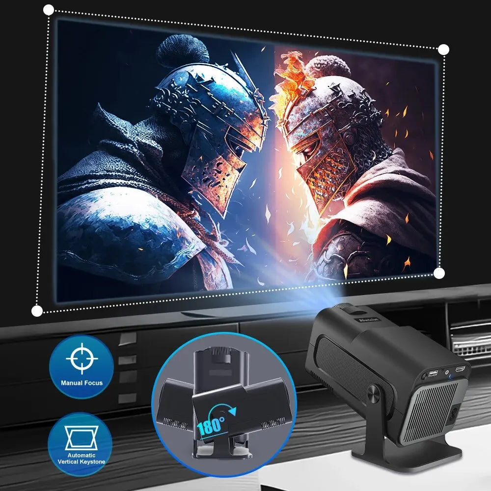 Magcubic Android 11 Full HD Projector with 4K Support - Portable Cinema Experience