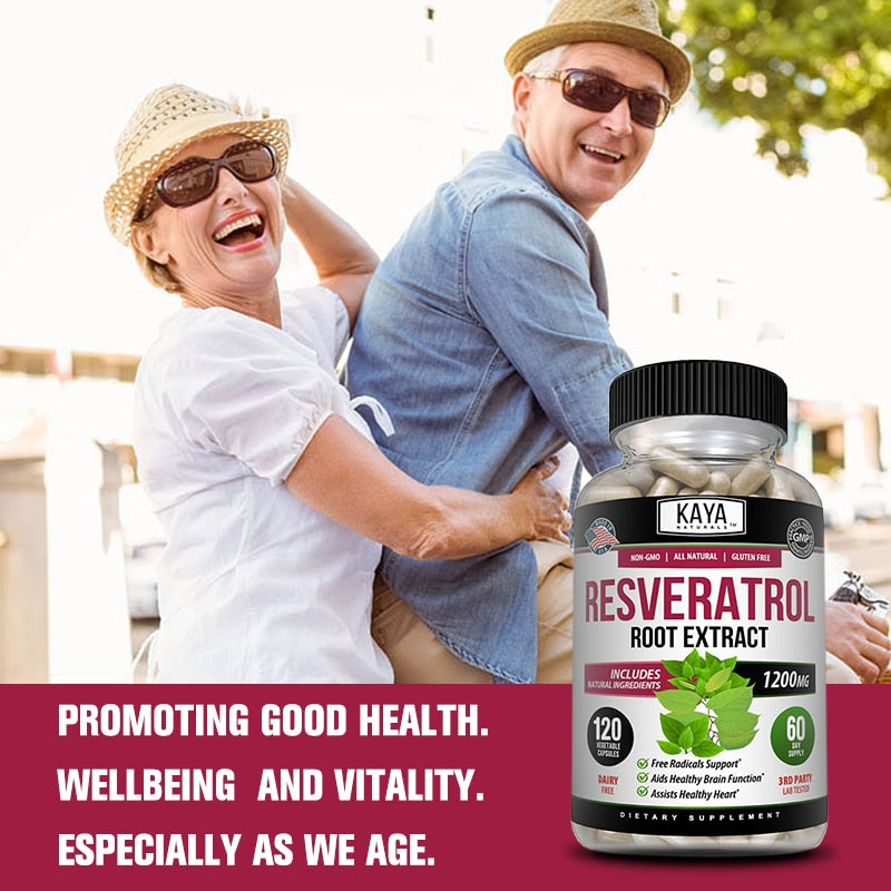 Resveratrol Capsules - Heart Health & Antioxidant Support