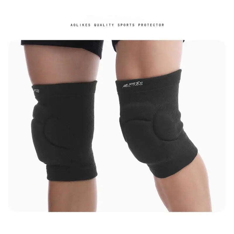 Sports Knee Pads Men Woman Sponge Anti-collision Kneepads Volleyball Hip-hop Dance Thickened Protective Kneepads Ski Leggings