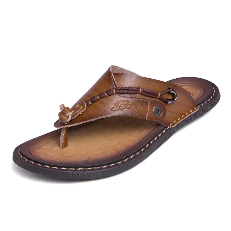 Handmade Leather Flip-flop Sandals