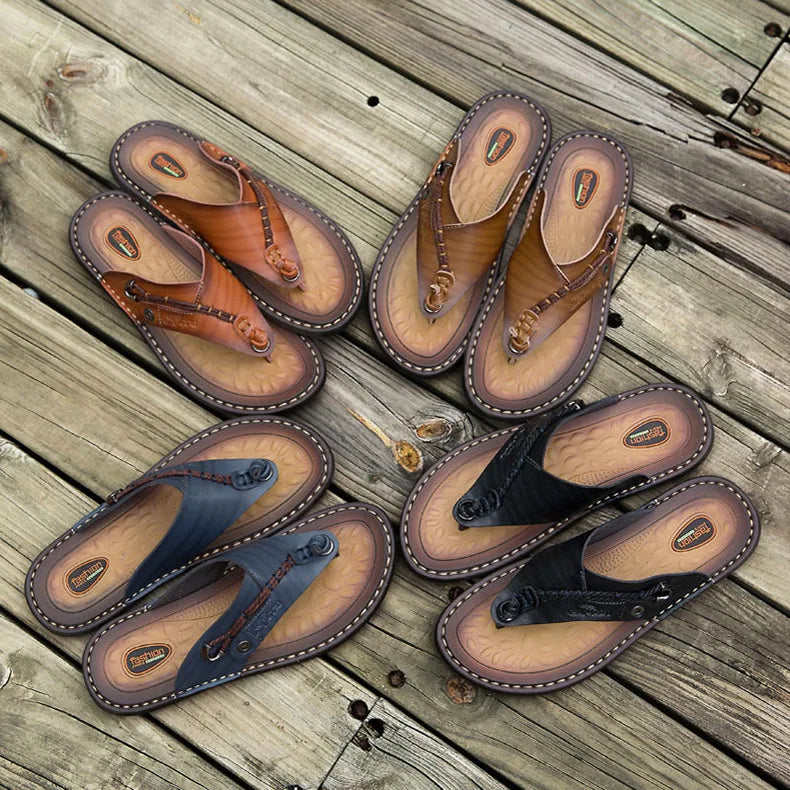 Handmade Leather Flip-flop Sandals