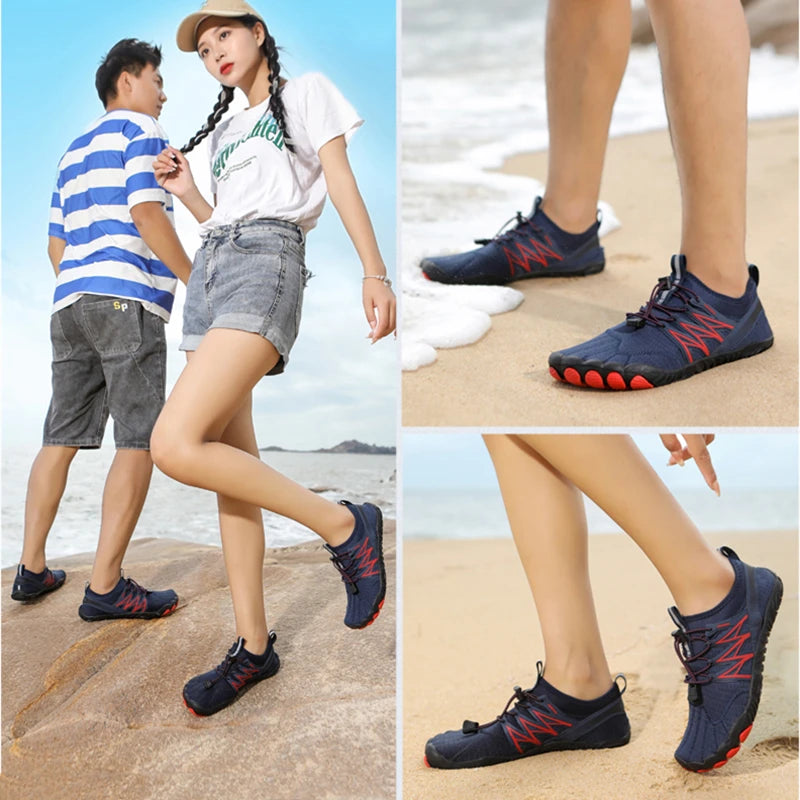 ALIUPS Barefoot Shoes Men Women Water Sports Outdoor Beach Aqua Shoes Swimming Quick Dry Training Gym Running