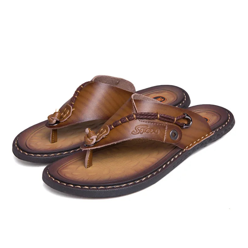 Handmade Leather Flip-flop Sandals