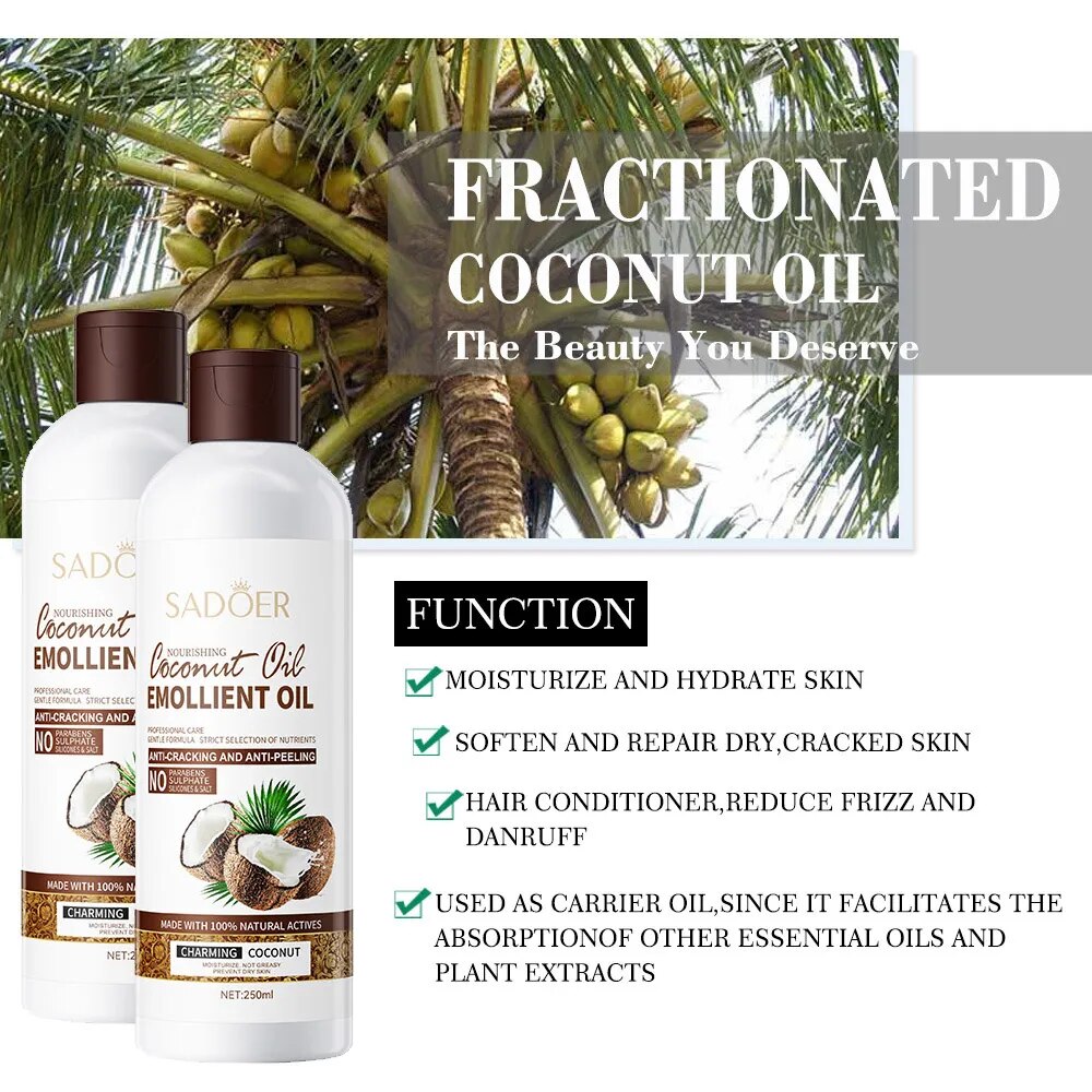 250ml Coconut Oil - Your All-in-One Solution for Skin and Hair Car