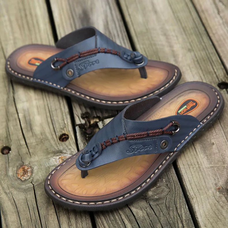 Handmade Leather Flip-flop Sandals