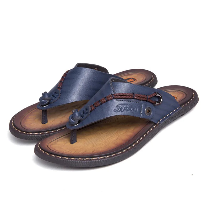 Handmade Leather Flip-flop Sandals