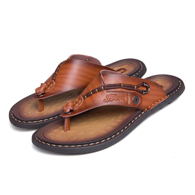 Handmade Leather Flip-flop Sandals