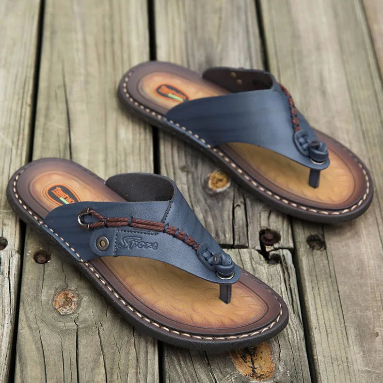 Handmade Leather Flip-flop Sandals