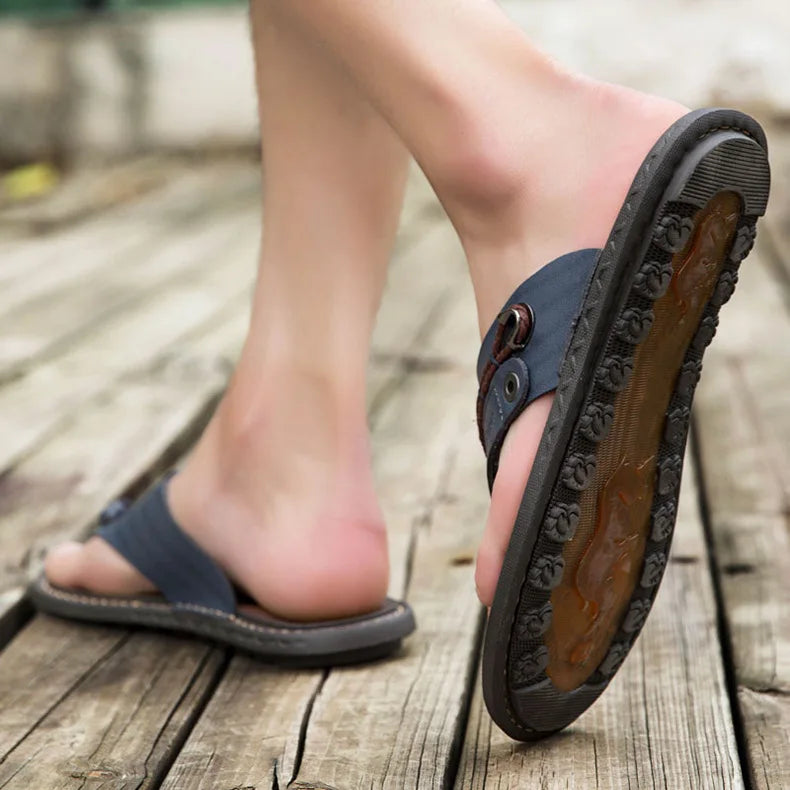 Handmade Leather Flip-flop Sandals