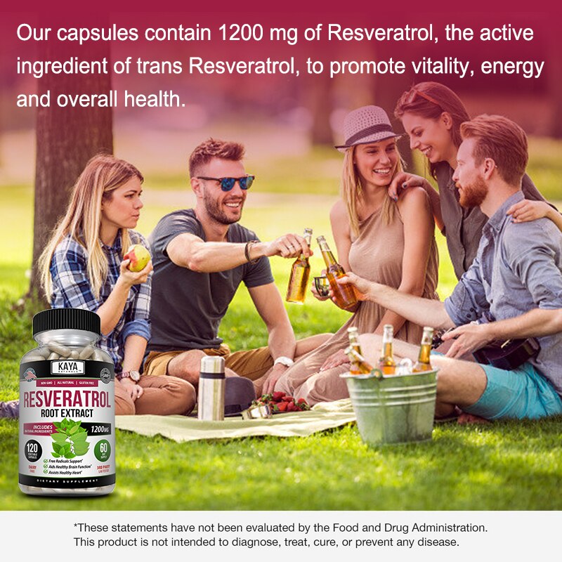 Resveratrol Capsules - Heart Health & Antioxidant Support