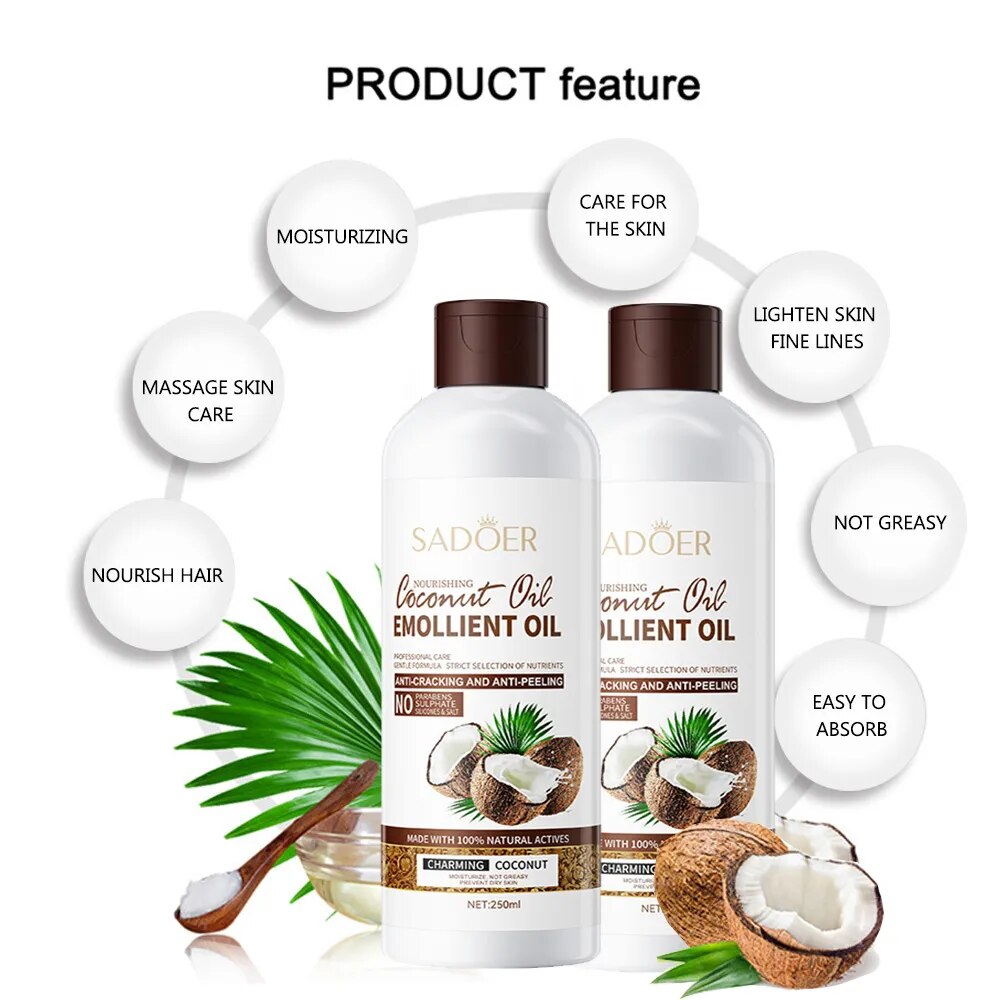 250ml Coconut Oil - Your All-in-One Solution for Skin and Hair Car