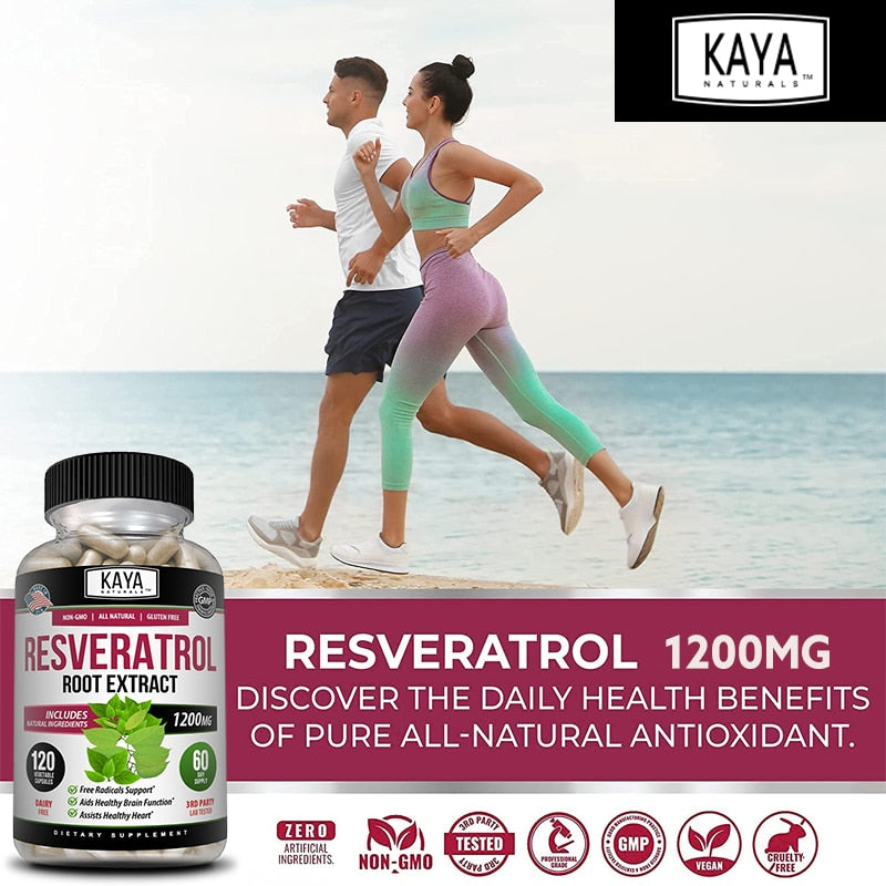 Resveratrol Capsules - Heart Health & Antioxidant Support