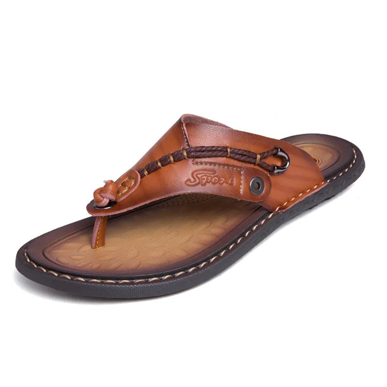 Handmade Leather Flip-flop Sandals