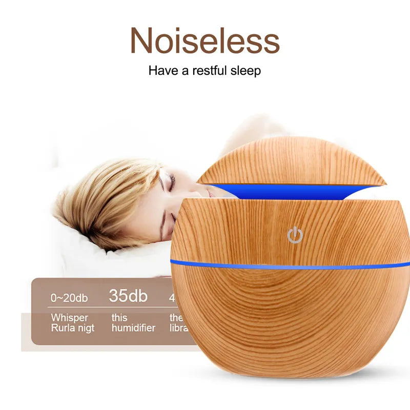 Bamboo Aromatherapy Diffuser Humidifier - Your Perfect Companion for Relaxation and Aromatherapy!