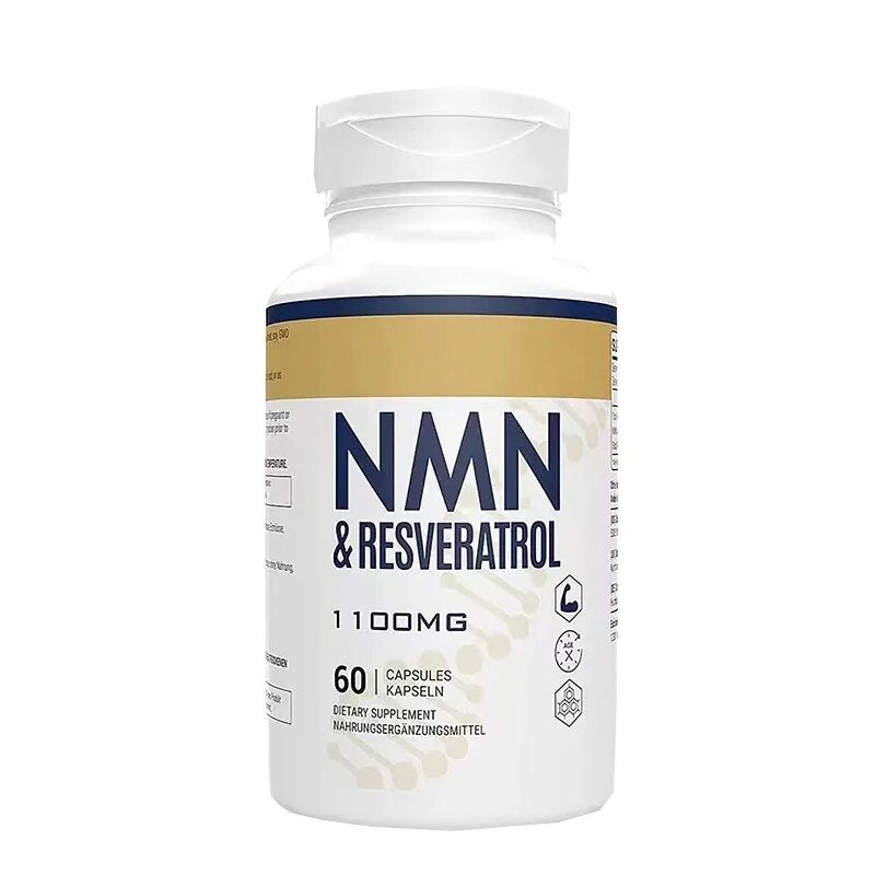 3 Months supply NMN with Resveratrol Capsules Supports Cell Repair Growth Reduces Wrinkles Increases Skin Elasticity