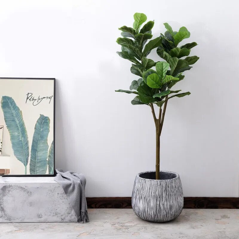 Elevate Your Home and Office Decor with Modern Round Plant Pots