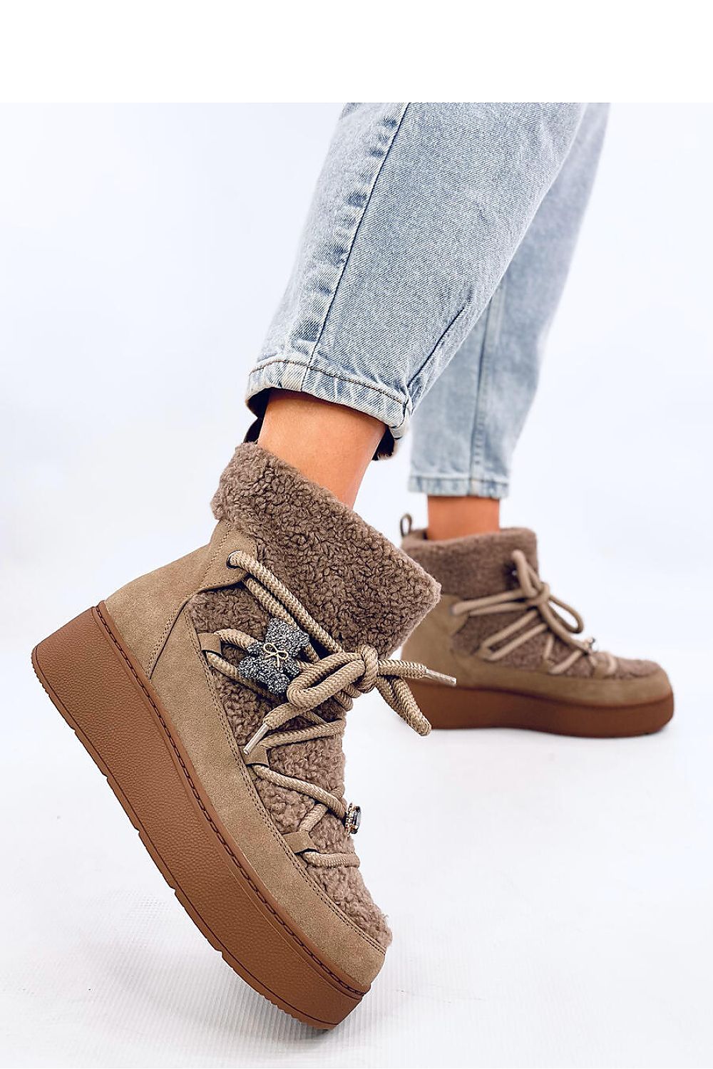 Brown Winter Boots by Inello