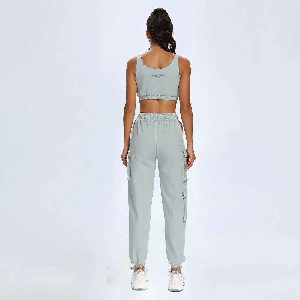 Seamless Yoga Set: Women's Workout Clothes for Fitness and Sportwear