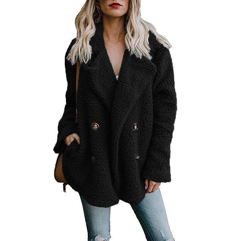 Stay Warm and Chic in Our Faux Fur Winter Coat