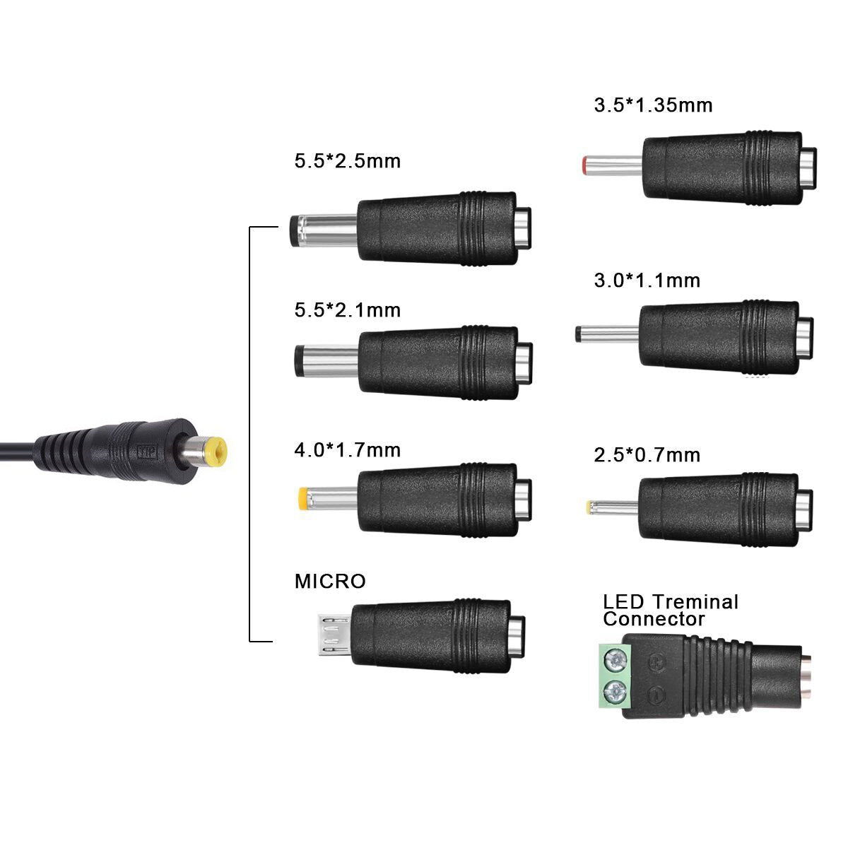 30W Multi-Function Adjustable Power Adapter with USB - Charge Any Device with Ease!