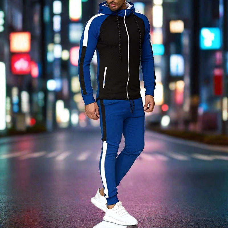 mens tracksuit blue