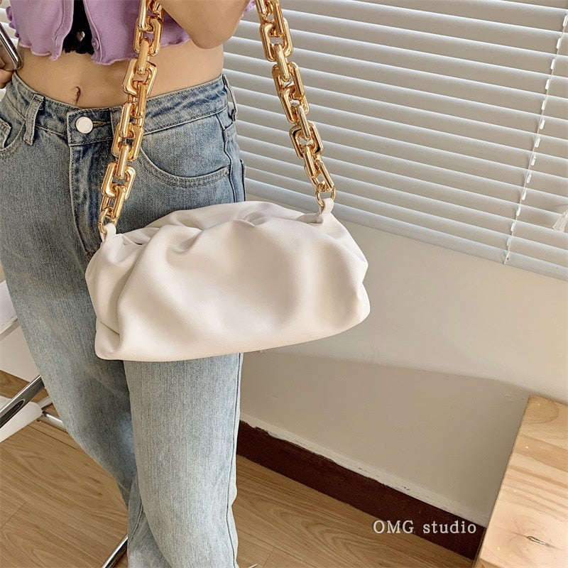 Cloud bag, Soft Leather Hobos Bag, Single Shoulder Purse, Crossbody Bag, Luxury Handbag And Purse Day Clutches