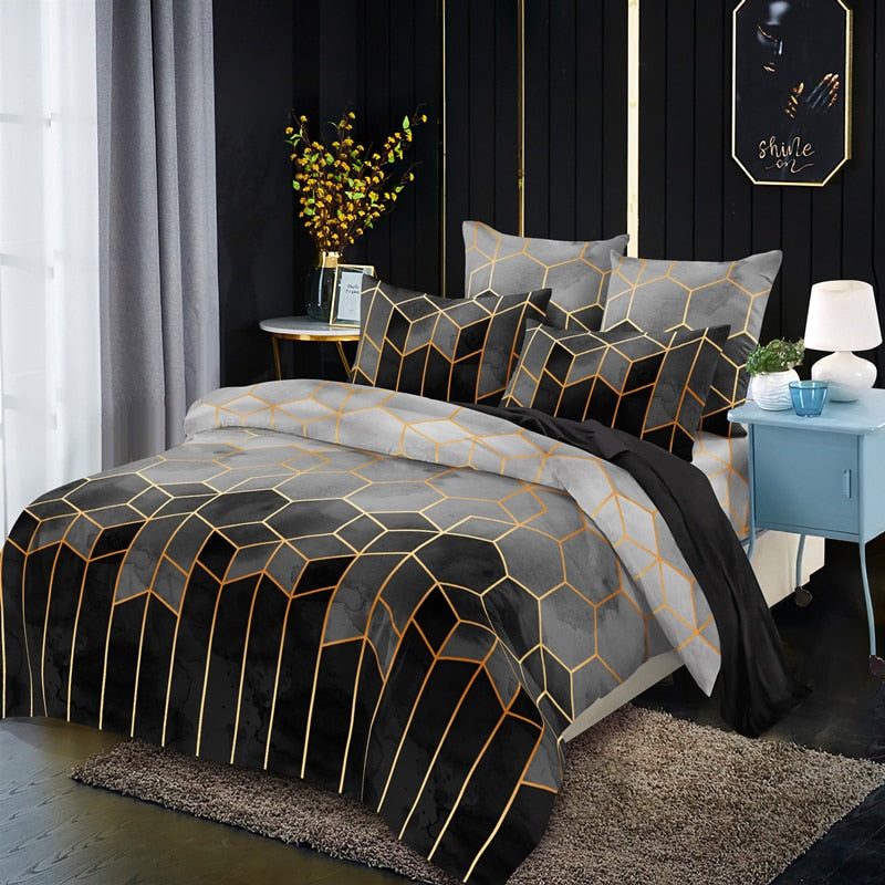 Diamond Comforter Duvet Set