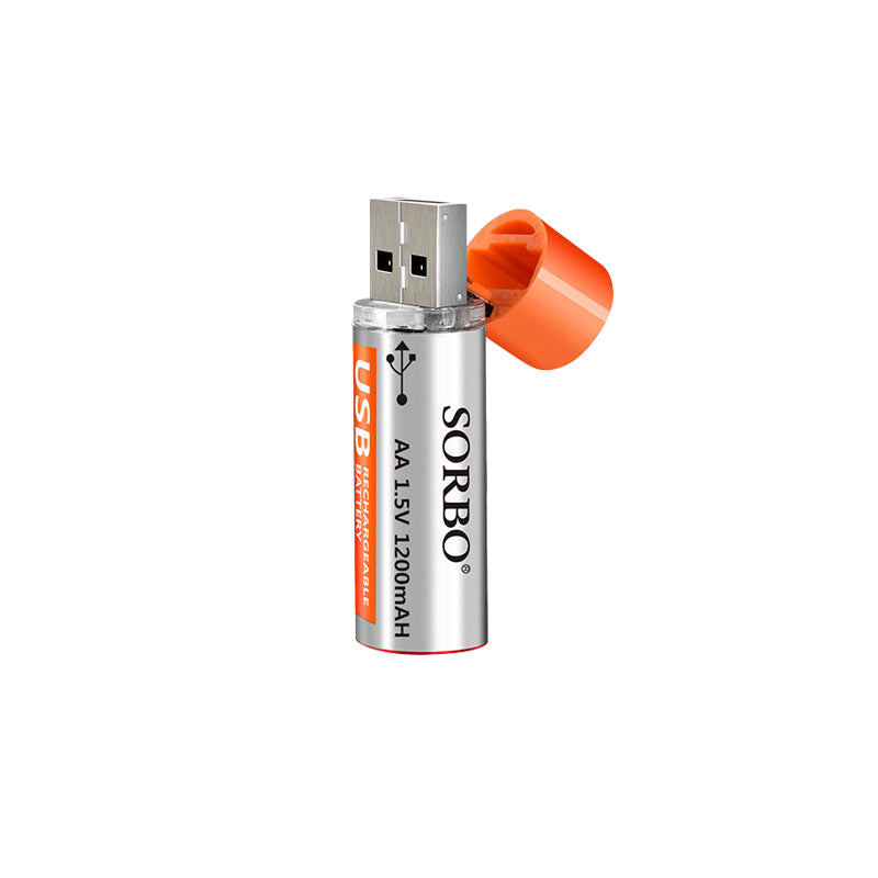 Power up on the go with Sorbo USB Rechargeable Batteries