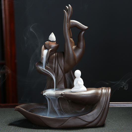 Creative Purple Sand Back Incense Burner: Perfect for Aromatherapy and Meditation