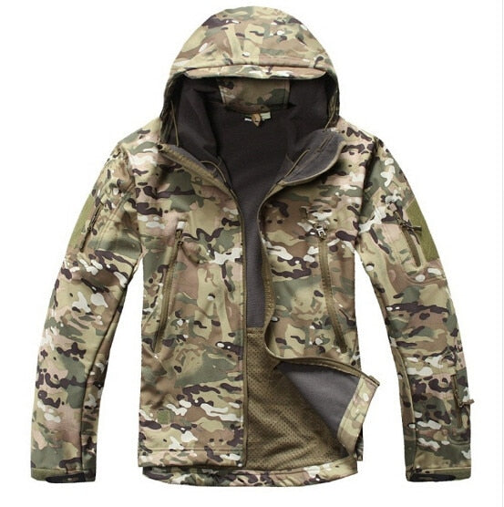 Stay Protected in Any Weather with Our Army Camouflage Military Jacket