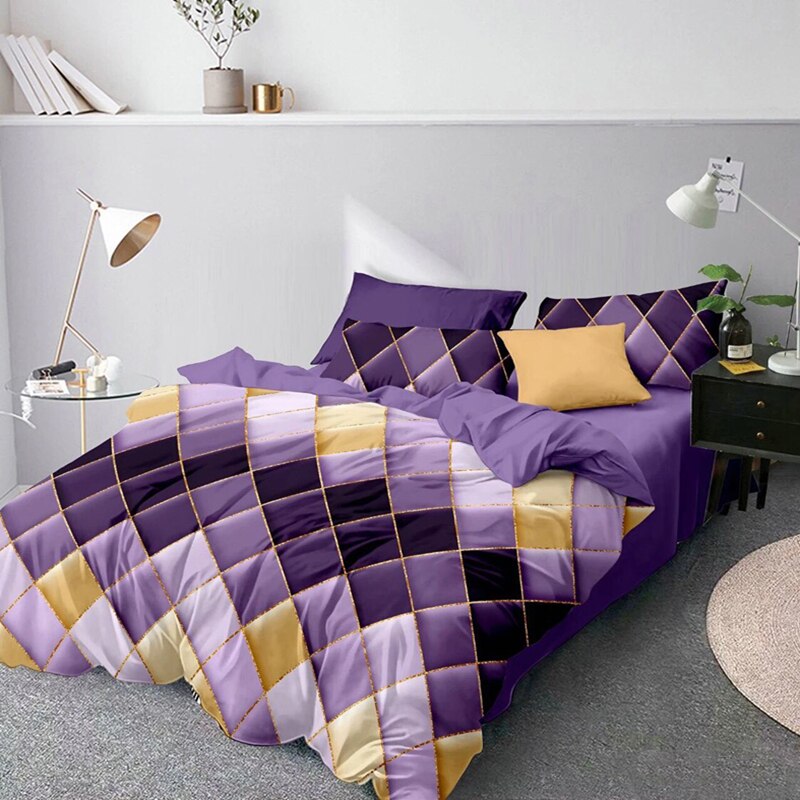 Diamond Comforter Duvet Set