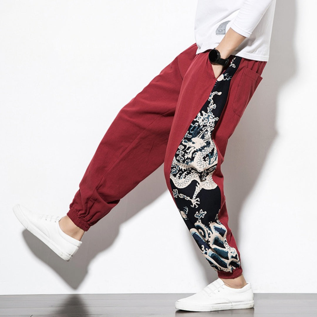 Dragon Harem Pants, Joggers, Sweatpants