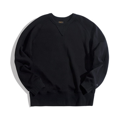 Maden Vintage Men's Sweatshirt. Male Loose Cotton Solid Warm pullover