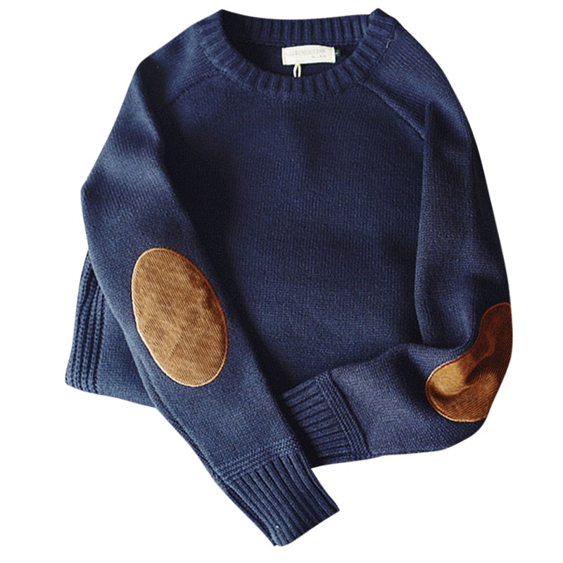 Men's Warm Winter Pullover Sweater. Casual Loose Knitwear