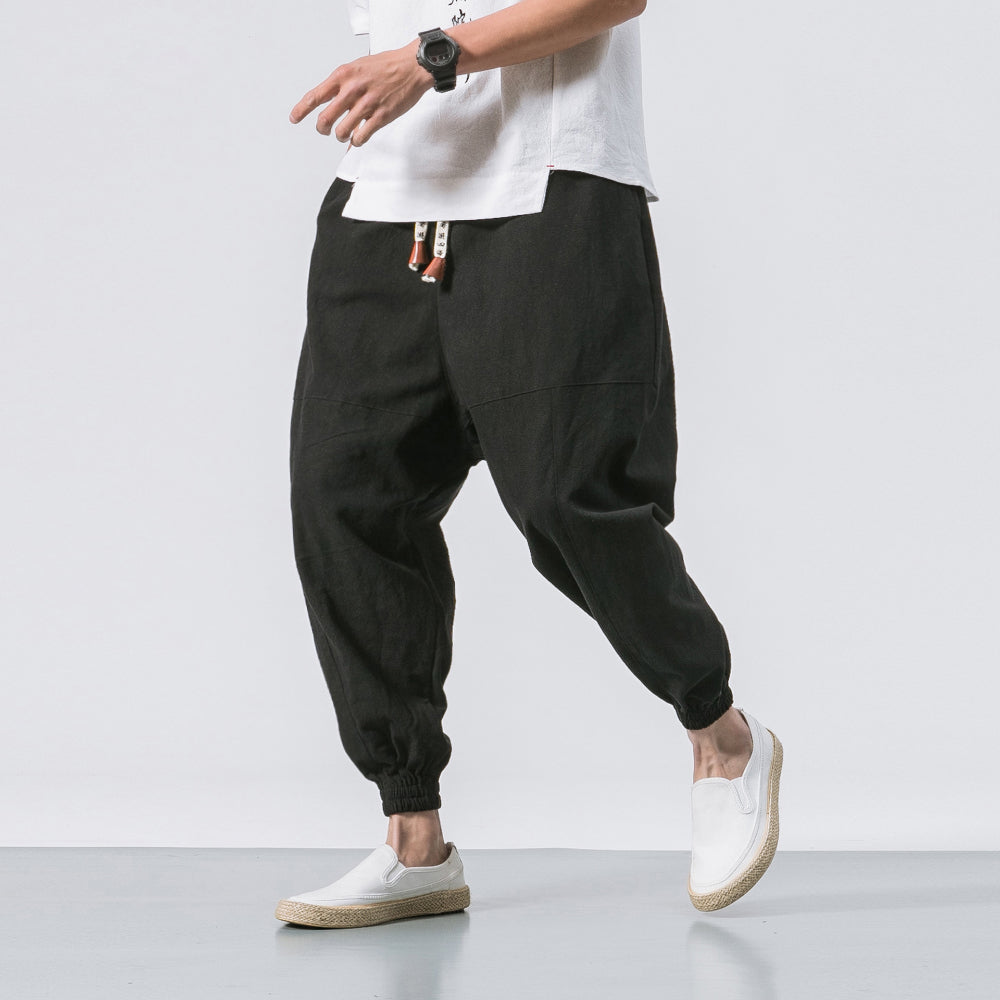 Made from a piece of high-quality and breathable fabric, they are loose and casual, making them ideal for anyone who wants to feel relaxed and comfortable. With a variety of colors to choose from, these pants will match anyone's personal style.