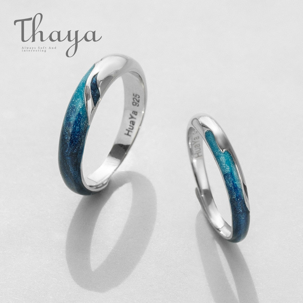 Thaya Huaya Sterling Silver rings, Unisex ring for Women or Men which makes for an Elegant Gift