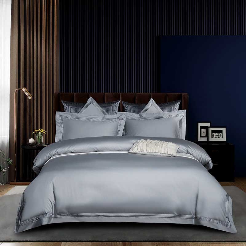 Sleep in Luxury with Three Lines Pure Color Egyptian Cotton Bedding Sets