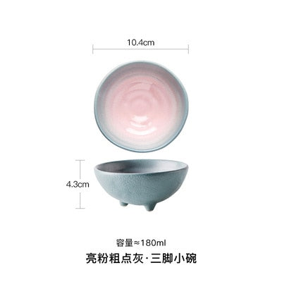 FANCITY Japanese Ramen Bowl Ceramic Single Noodle Bowl Household Salad Bowl large Bowl Creative Special Restaurant Tableware