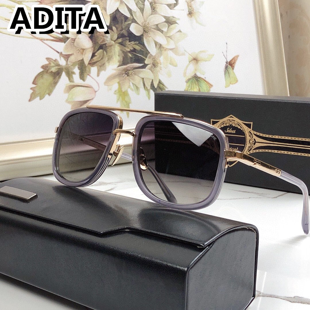 ADITA MACH ONE DRX-20300: Titanium Aviator Style Sunglasses for Men and Women