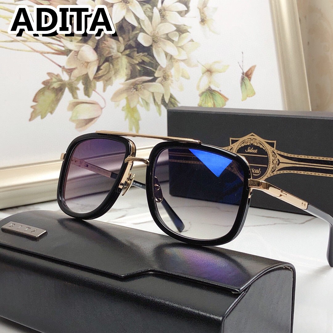 ADITA MACH ONE DRX-20300: Titanium Aviator Style Sunglasses for Men and Women