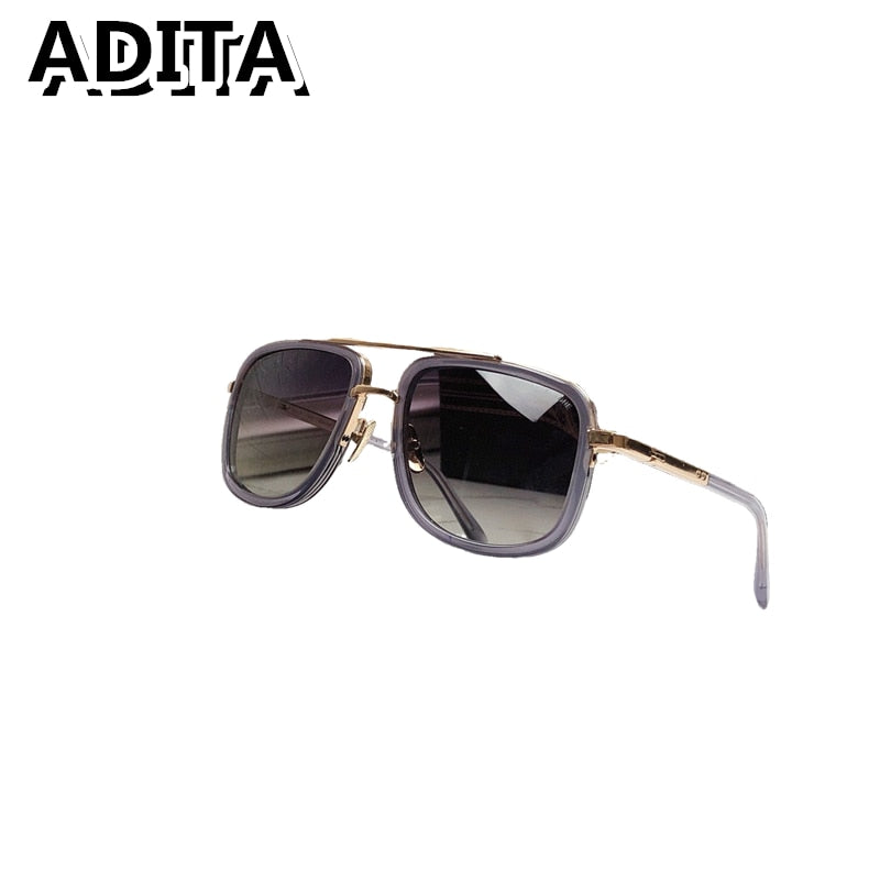 ADITA MACH ONE DRX-20300: Titanium Aviator Style Sunglasses for Men and Women