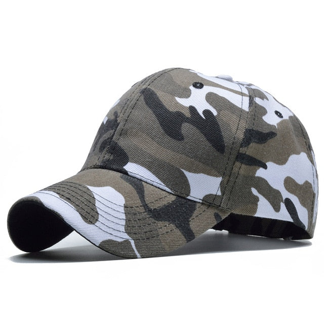 [NORTHWOOD] Snow Camo Baseball Cap - High-Quality Tactical Snapback Hat