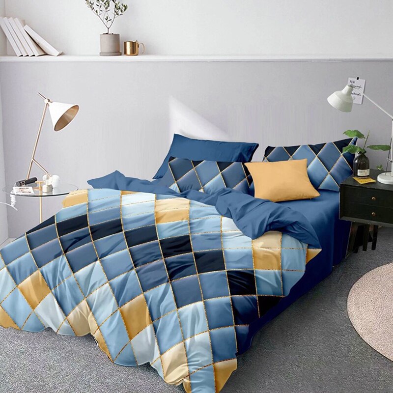 Diamond Comforter Duvet Set