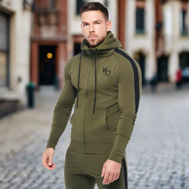 dark green mens tracksuit