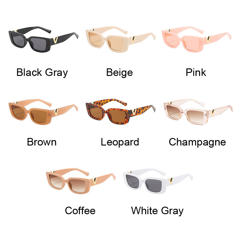 Rectangle Retro Sunglasses