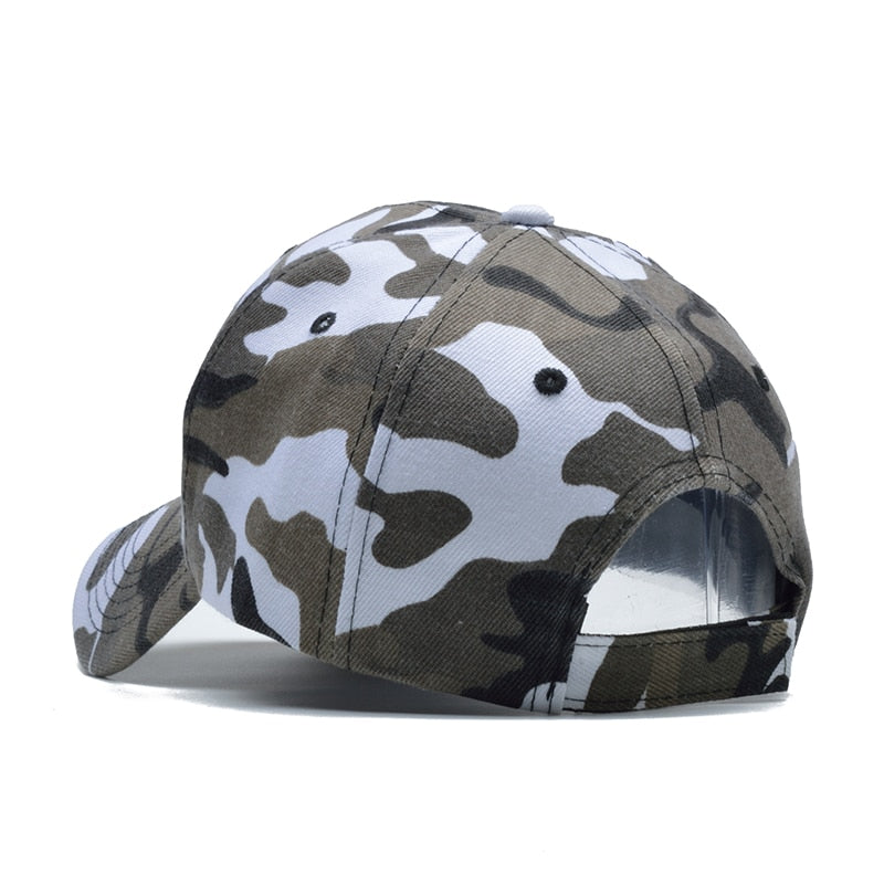 [NORTHWOOD] Snow Camo Baseball Cap - High-Quality Tactical Snapback Hat